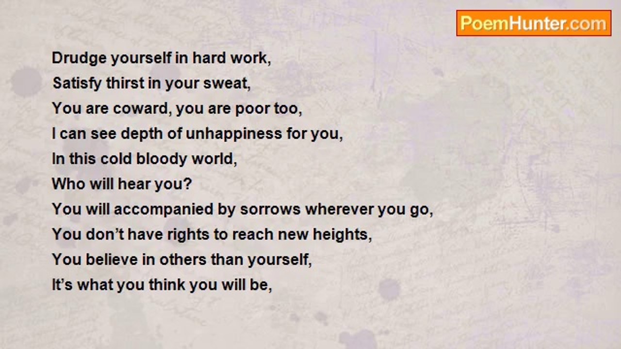 Tara Chettur - Self pity