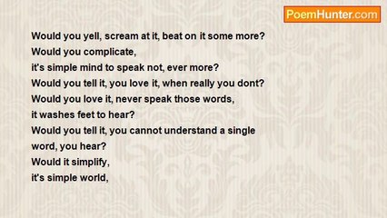 Is It Poetry - if you catch me, what then