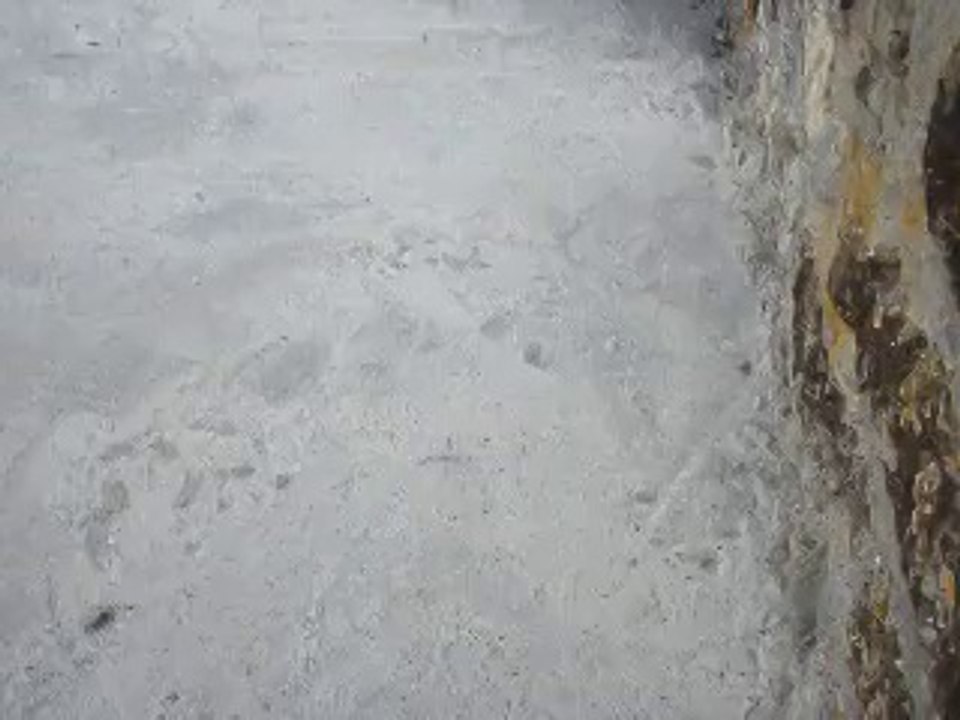 1er aperçu de notre dalle coulée