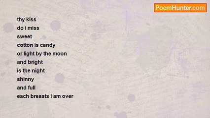 Is It Poetry - thy kiss