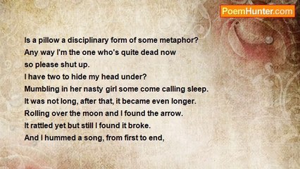 Is It Poetry - Charles Bukowski Broken Bottle