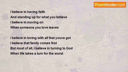 Elizabeth Burnworth - I believe(written on may 12,2009)