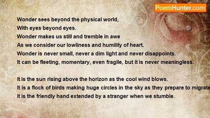 Brother Jonathan Gardner - Wonder: The Creator's Gift To You