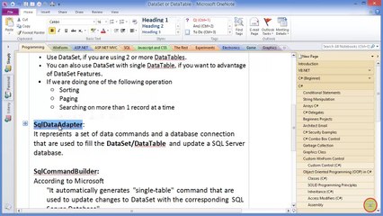 P6-DataSets and DataTable In Urdu - SQLDataAdapter Example