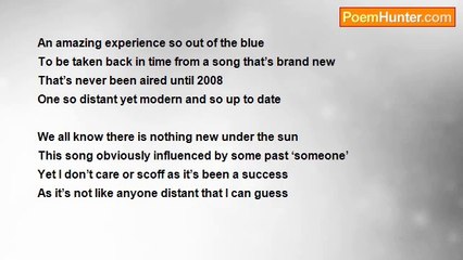 Ray Feasey - Time travel Song?