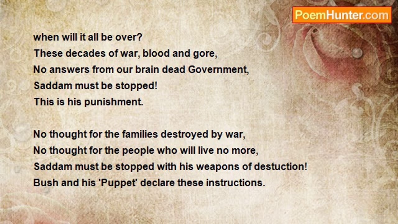 Kaitlyns Mummy - No more war