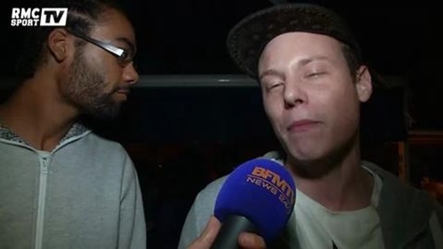 Football / Equipe de France / Supporters tricolores à Marseille - 15/06