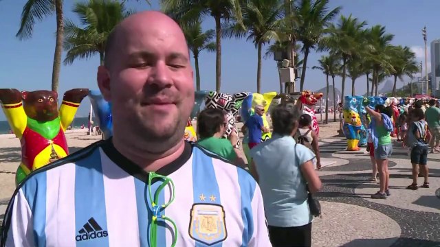 World Cup: Argentina fans invade Brazil