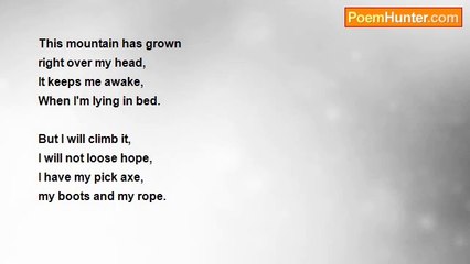 Frances May - this mountain