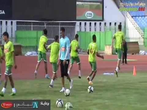 la repise des entrainements au Mouloudia [ mouloudia.org] mohamed laksas