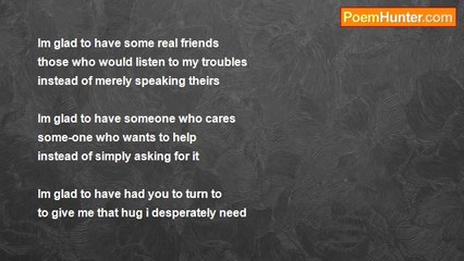 Rachel BaByBeAr Anderson - Im glad to have a friend