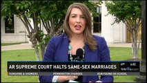 Arkansas Supreme Court Halts Same-Sex Marriages