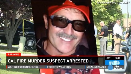 California fire chief arrested in woman's slaying