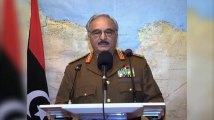 Raw: Libyan general's troops attack parliament