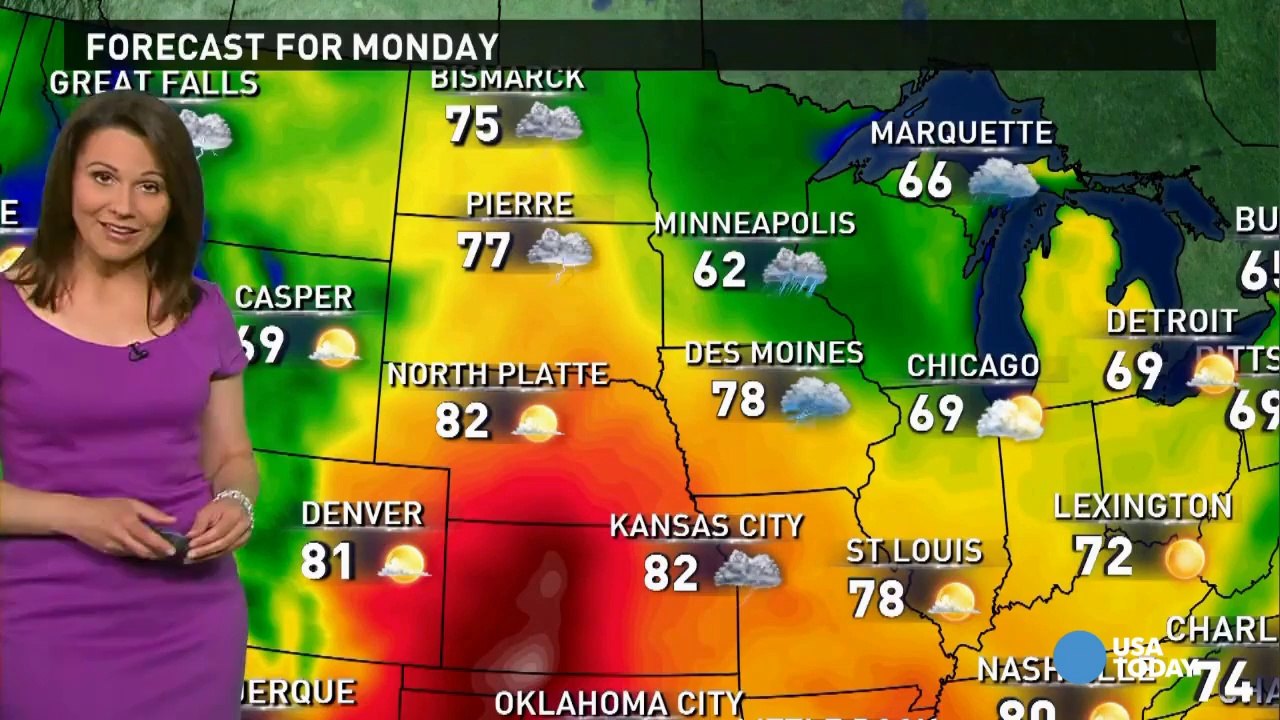 Monday's forecast: Heat builds in Southwest