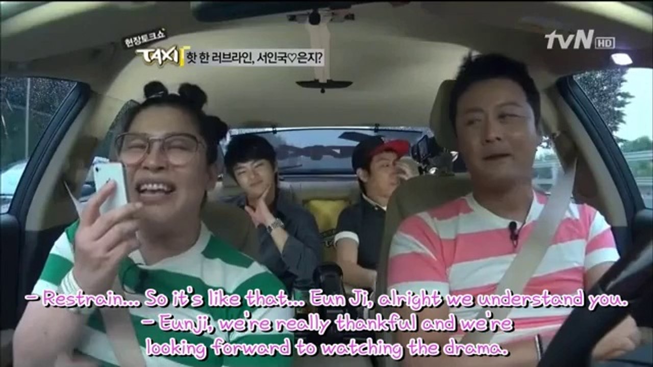 [ENG] 120719 tvN Taxi Seo In Guk + Eun Ji Won (Eun Ji cut)