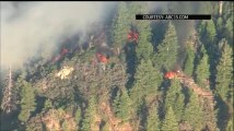 Raw: Wildfire spreads in Central Arizona