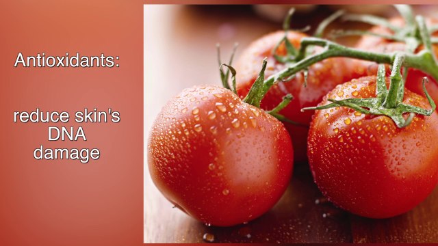Radishes, tomatoes, other natural foods For flawless skin