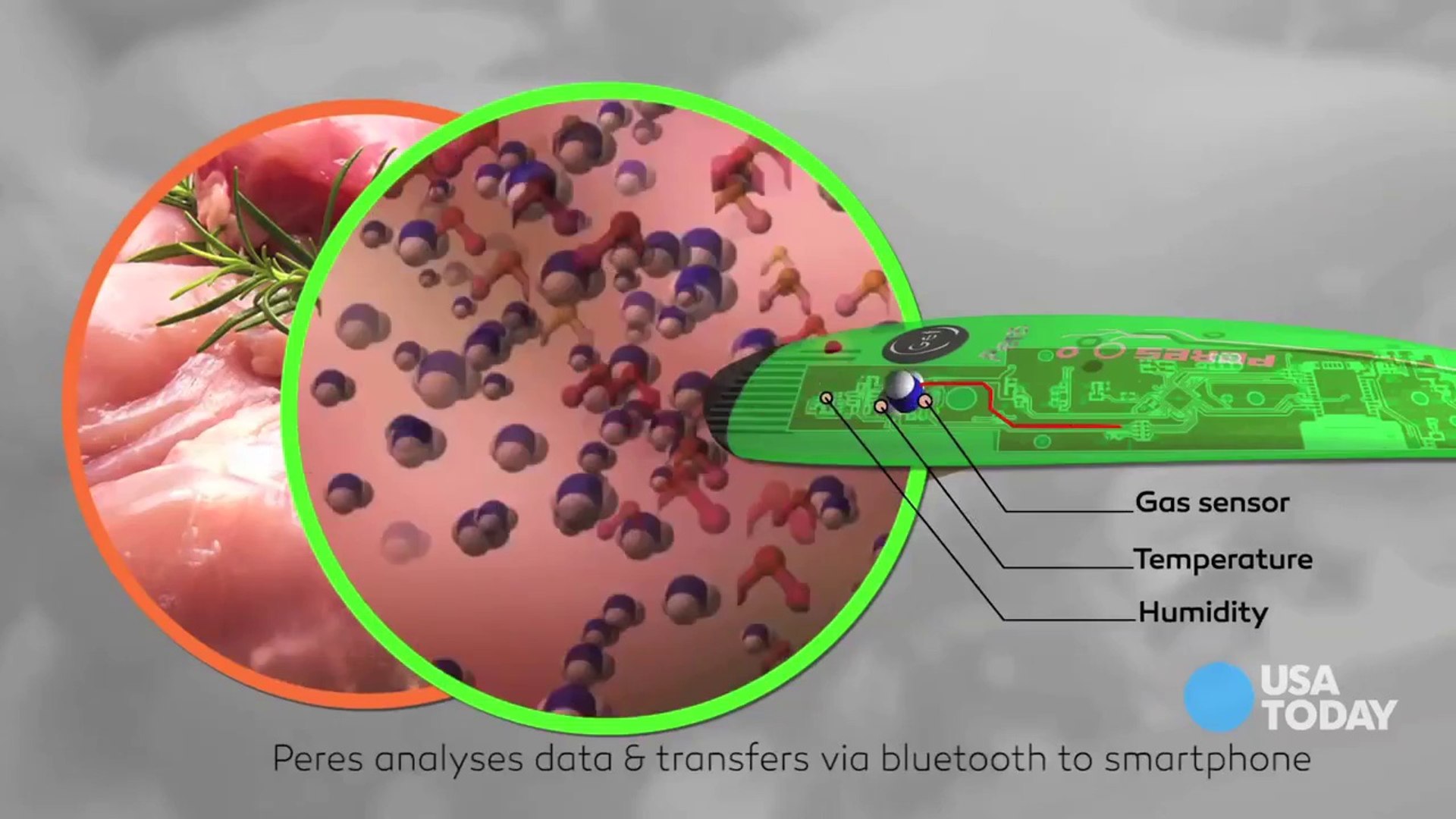 ⁣TECH NOW: Gadget can sniff out spoiled meat