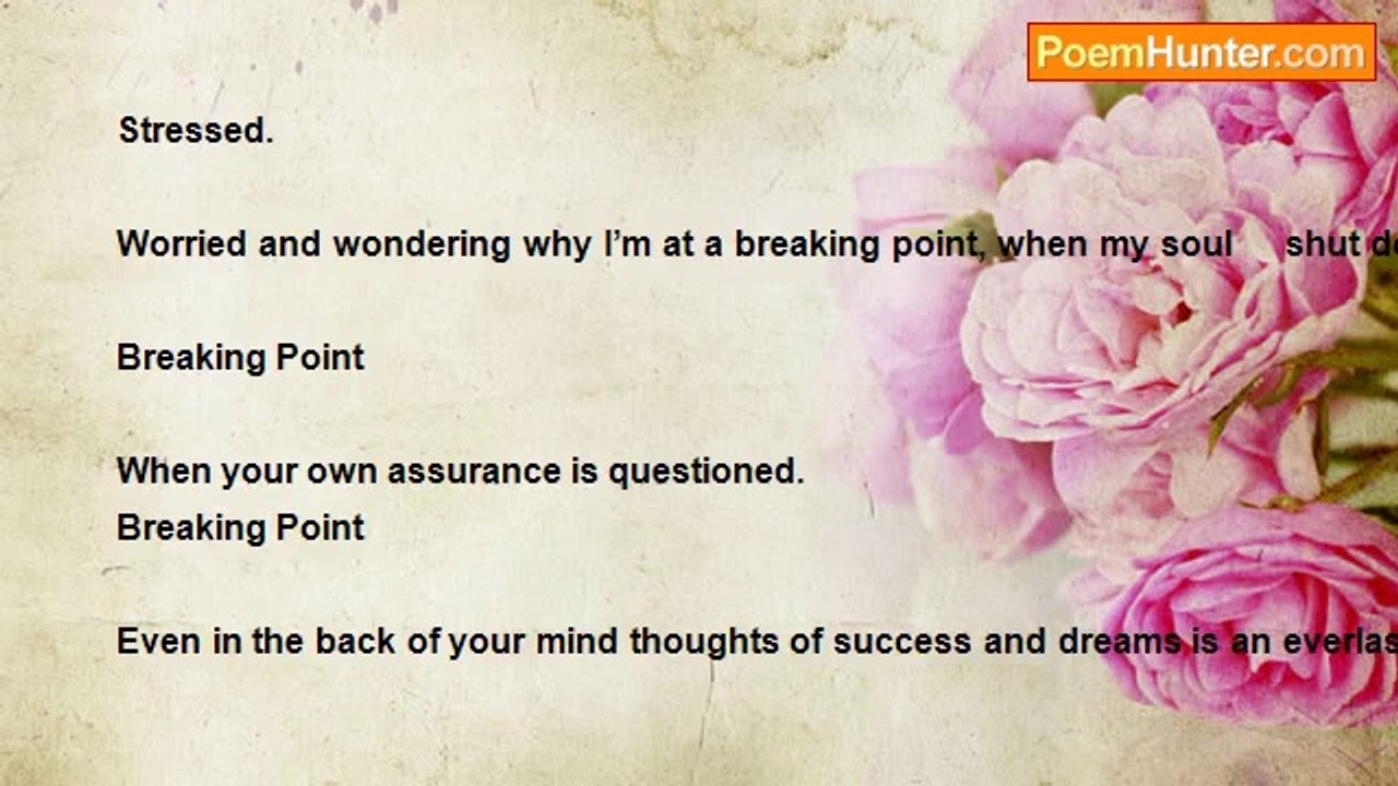 Anasha Greham - Breaking Point
