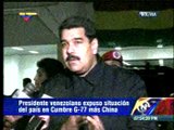 Presidente Maduro felicita a Santos por su reelección en Colombia