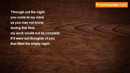 Todd Kramer - Night thoughts