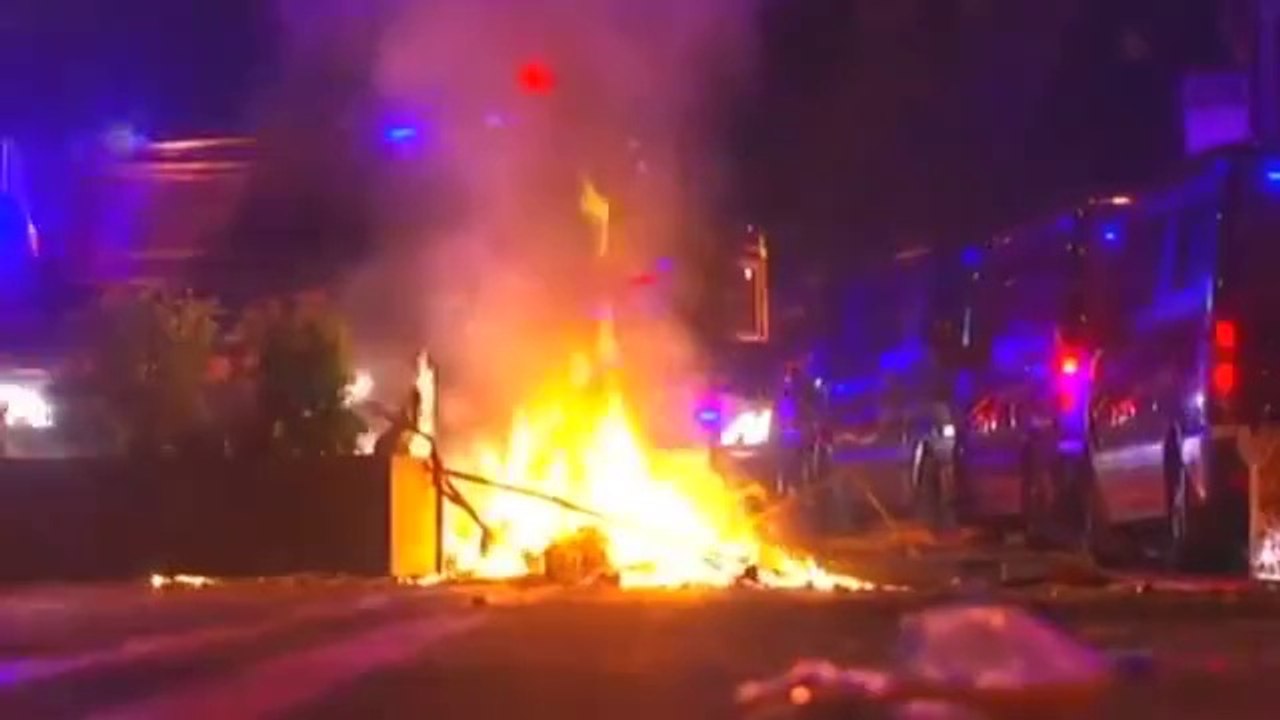 Clashes over Barcelona squatters eviction