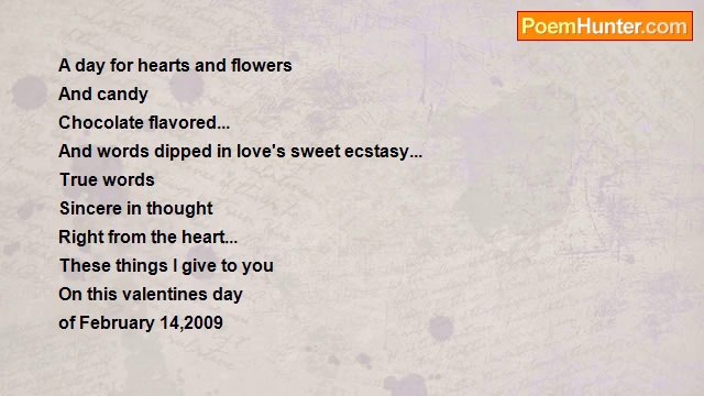 A Poet Who Loves To Sing ....AlvesHolmes - Happy Valentines Day