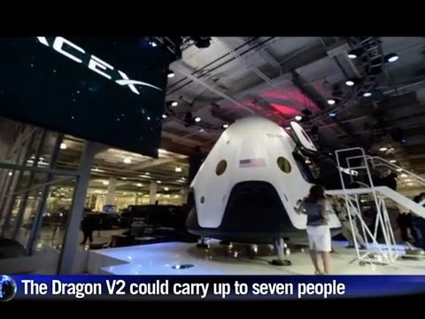 SpaceX unveils capsule to ferry astronauts to space