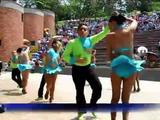 Colombian children show off salsa skills in show
