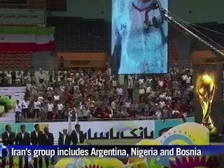 Iran bids farewell to football team as they head for world cup