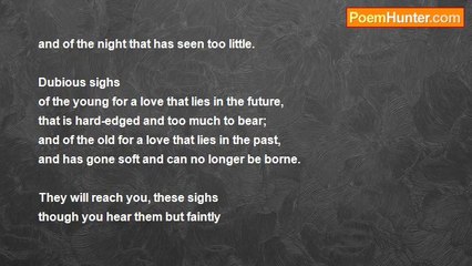 Rory Hudson - Dubious sighs