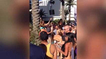Vegas club uses drones for bottle service