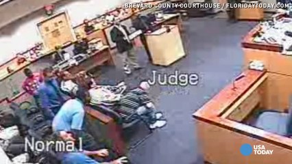 Judge takes leave of absence after courtroom brawl