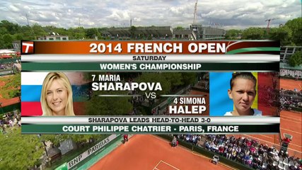 Tennis Channel Court Report: Sharapova, Halep in final