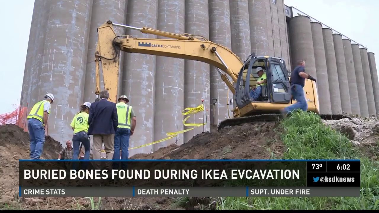 Human bones found during IKEA excavation work