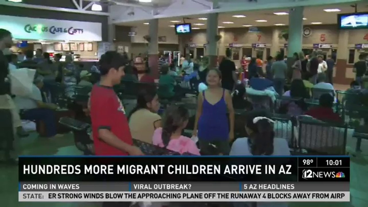 Hundreds of children bused to Ariz. detention center