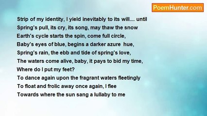 gina layog - WHILE MY KAYAK GENTLY WEEPS