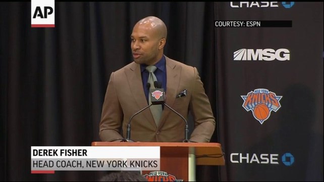 Knicks hire Derek Fisher as head coach