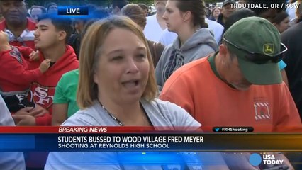 Mom emotional after Oregon school shooting