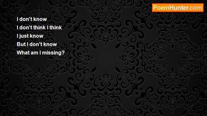 Paulina Varela - An Empty Mind