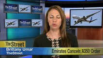 Emirates' airbus A350 order cancellation could give Boeing boost