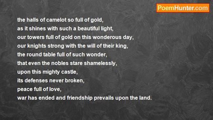 Nicholas Spandrel - the mighty halls of camelot