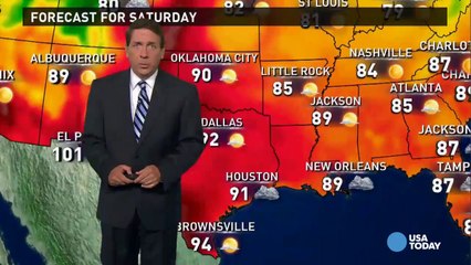 Saturday's forecast: Tracking a front in Plains