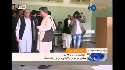Abdullah votes in Afghan poll