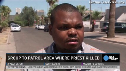 Volunteer crime fighters search for priest killer