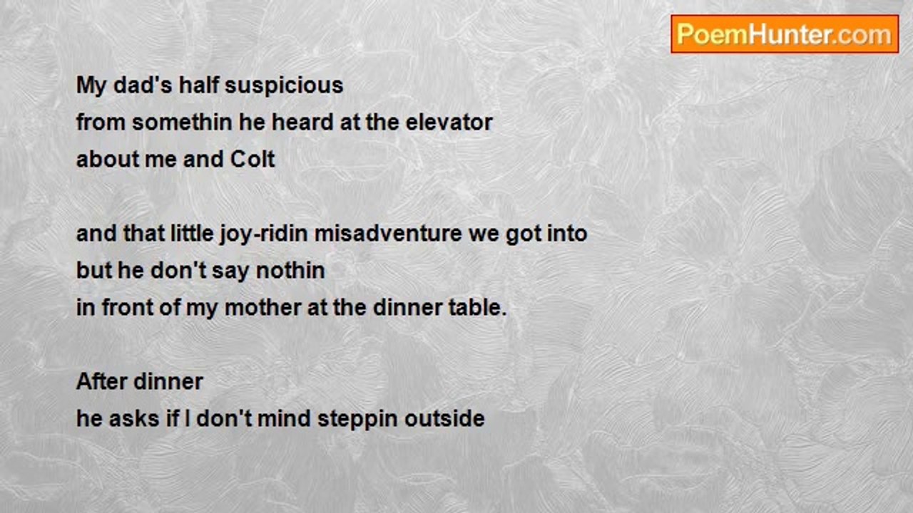 Hanque O . . . - Regina's Poems #014:  Caught