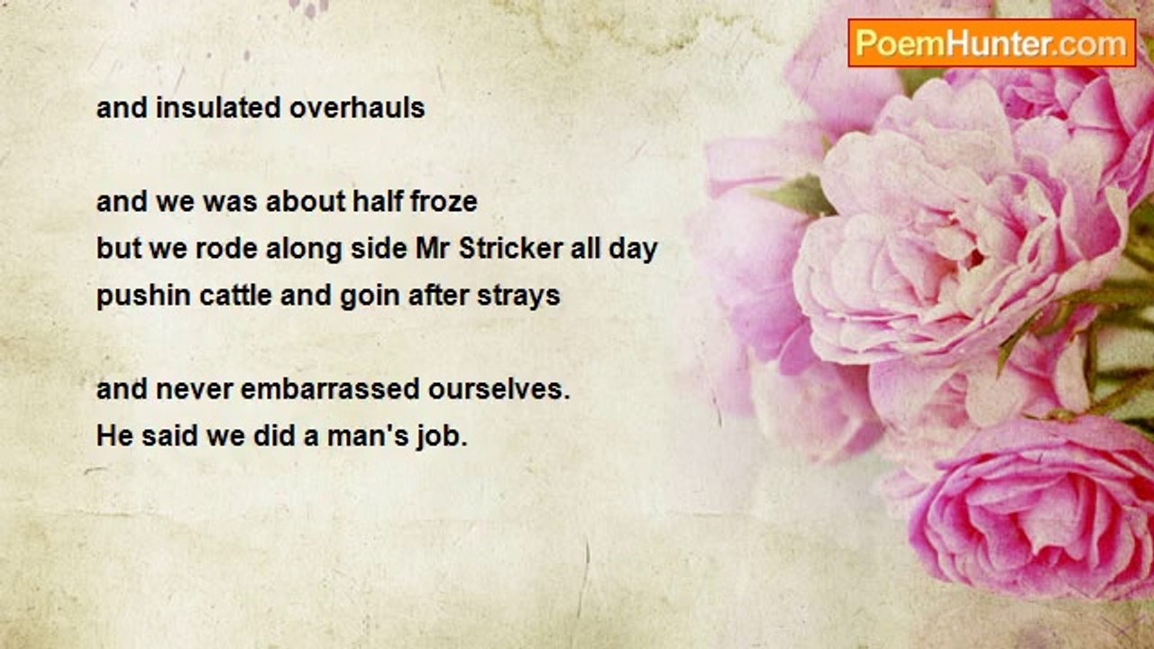 Hanque O . . . - Regina's Poems #021:  And Every Year Since
