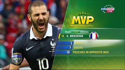 Maçın adamı Benzema oldu