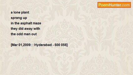 AtreyaSarma Uppaluri - Shortie: 3: Lone Plant...